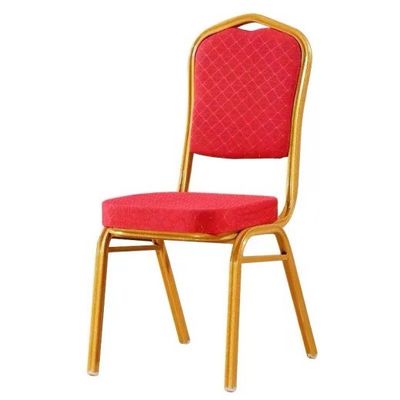 kupować Eleganckie, sztaplowane, wynajmowane, złote, żelazne, stalowe krzesła na wesela, bankiety, do hoteli - do wynajęcia produkcja online