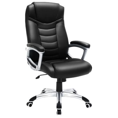 Krzesło kierownicze ergonomiczne ze skóry